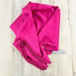 Bajra Magenta Pink Scarf 40% Cashmere 60 % Silk Handmade NWT